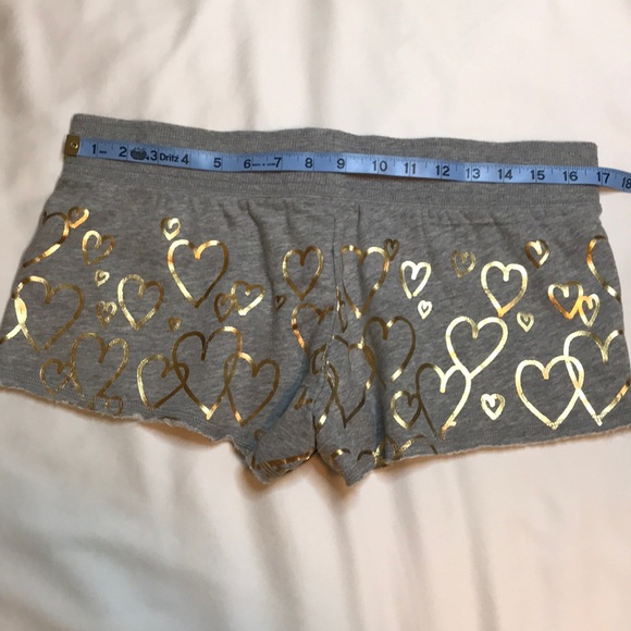 PINK shorts! Gold foil detail. Sz small - Picture 3 of 6